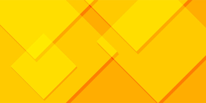 Abstract Yellow Geometric Background with Overlapping Rectangles