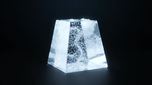 The transform of particles creates a wave-like structure on a dark background with glowing dots.