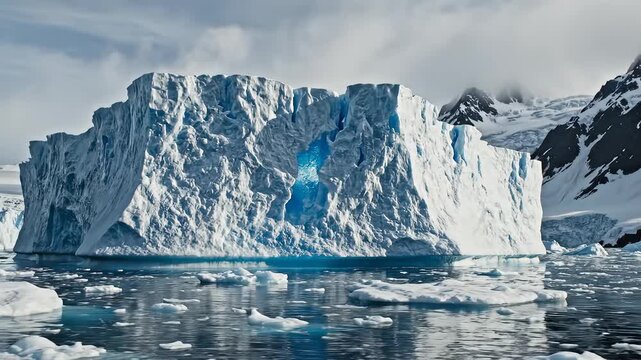 Iceberg in Arctic Ocean