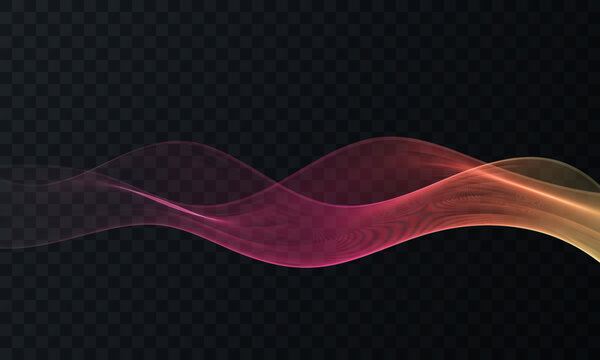 Abstract red and pink digital wave with glowing gradient lines on dark background. Dynamic technology backdrop for data and innovation concepts.