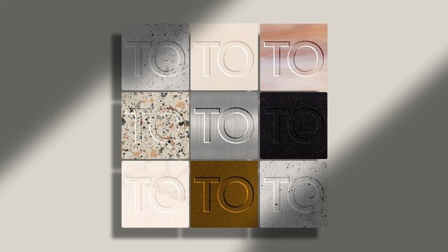 Luxury Texture Grid Logo Reveal
