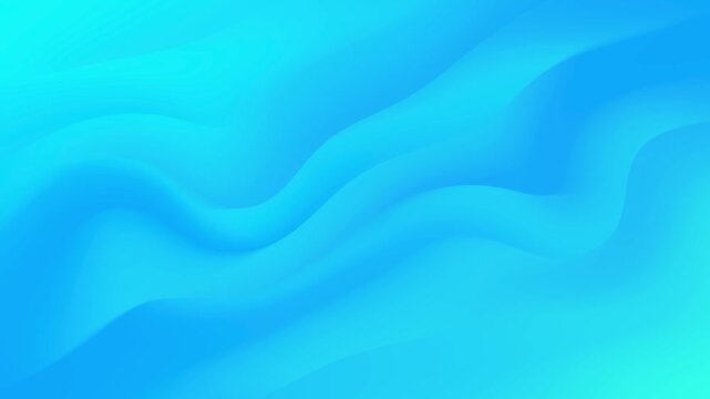 Abstract image of turquoise and blue gradient waves, ideal for backgrounds, web design, and graphic projects needing a dynamic touch.