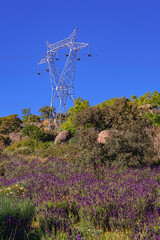 High Voltage Electric Energy Transportation Tower