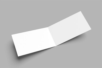 landscape Bifold brochure mockup