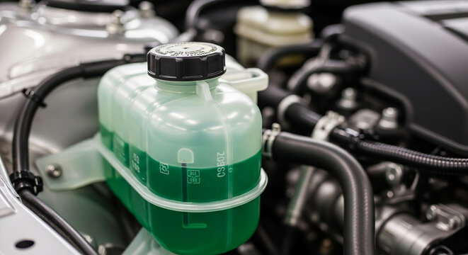 Car cooling system diagnostics, concept of car maintenance, vehicle repair
