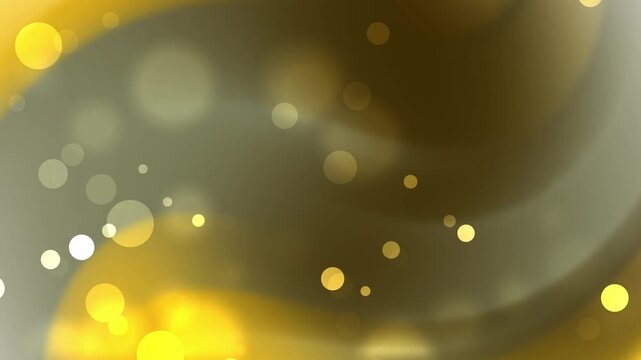 Luxury abstract gold background with floating bokeh particles. Elegant motion graphic perfect for awards, holidays, and celebration videos.