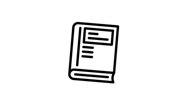 book animated icon