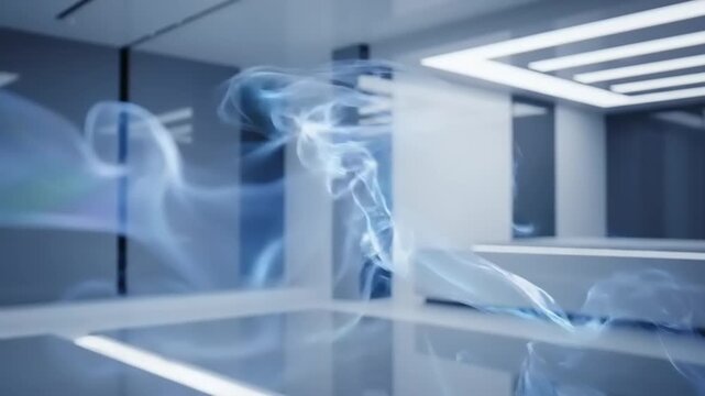 Futuristic laboratory scene with adobepremiumvideo effects showcasing technology, innovation, science, research, and experimentation