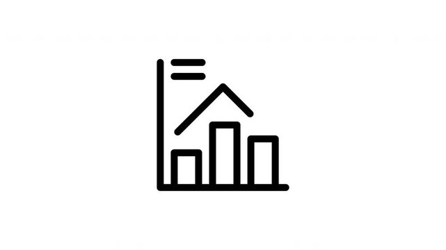 combo chart animated icon