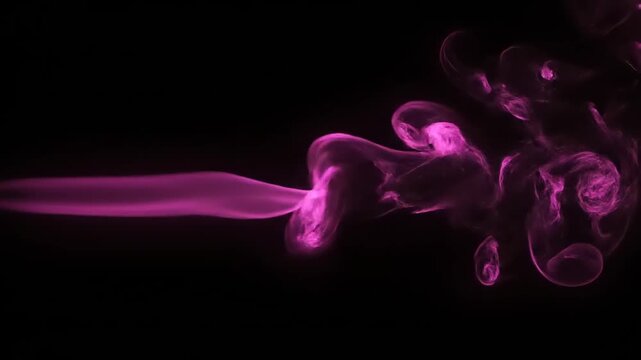 Adobepremiumvideo runway fashion model struts on catwalk with flowing pink smoke adobepremiumvideo effects runway(5)_1080.mp4