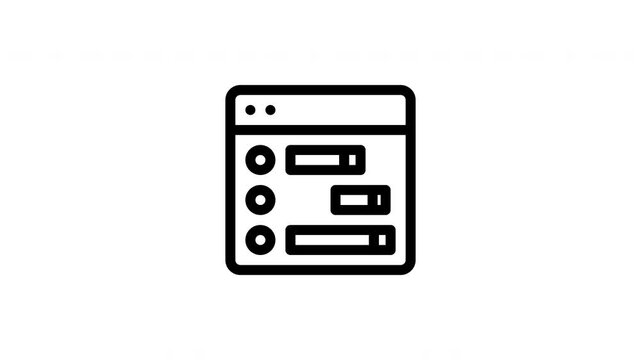 Gantt animated icon