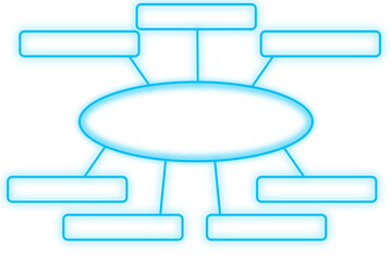 Digital png illustration of blue abstract shape on transparent background