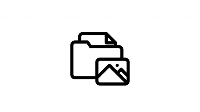image folder animated icon