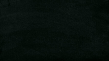 Fototapeta premium Classic black chalkboard texture with subtle chalk dust and soft surface variations. High-resolution dark slate background ideal for education designs, restaurant menus, typography layouts, mockups.