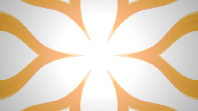 Abstract Floral Symmetry Motion Background Loop