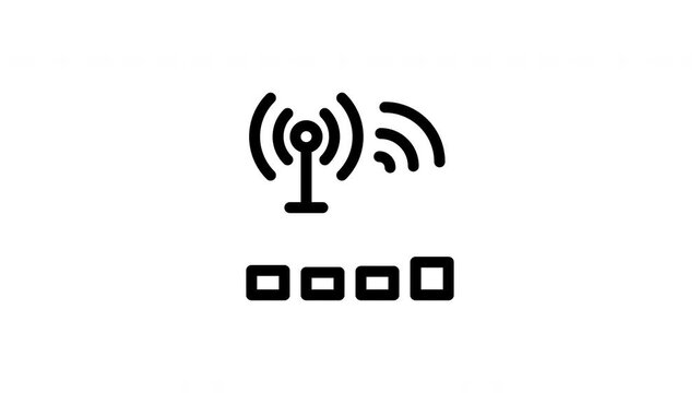 mobile network animated icon