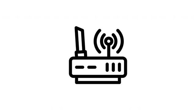 modem animated icon