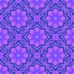 Fototapeta premium seamless floral pattern