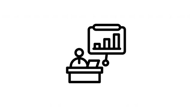 presentation animated icon