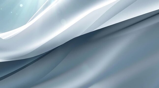 A soft, flowing fabric against a serene background of light.