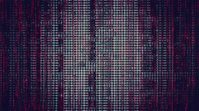 Cyber Attack Data Stream Background UHD