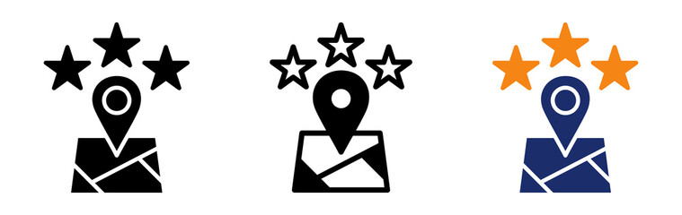 Experience Mapping Icon Collection Glyph & Mixed Style 