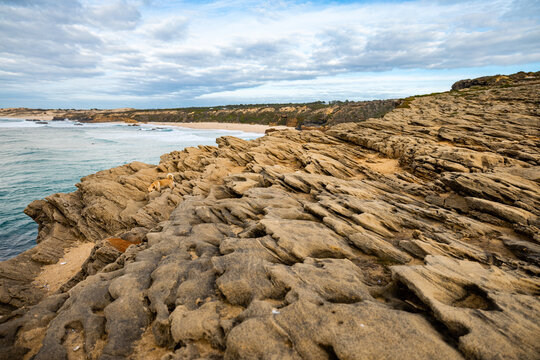 cloud wind wave rock bedrock coast