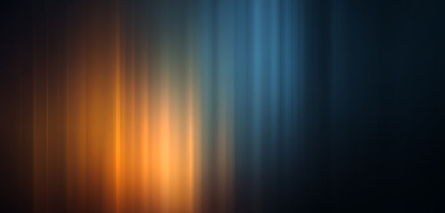 Obraz premium Colorful Light Beams with Gradient Effect on Black Background