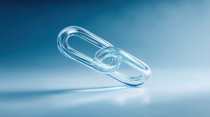 Transparent Glass Chain Link Connection Concept