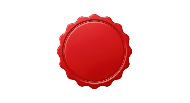 A red wax seal stamp 