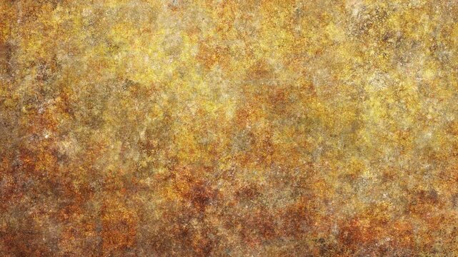 Rustic grunge industrial texture in loopable motion, weathered rusty background for digital creative media design projects