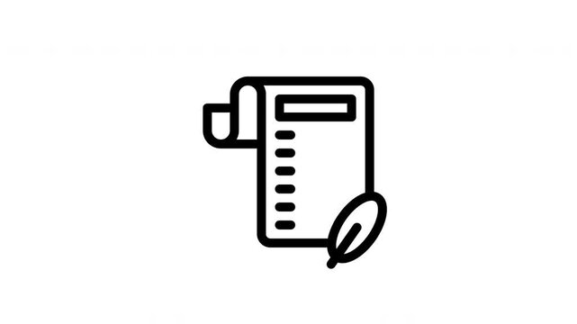 scroll animated icon