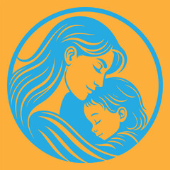 Happy Mothers Day illustration