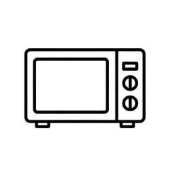 Microwave Oven Vector Icon