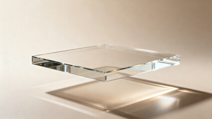 Floating Transparent Acrylic Platform