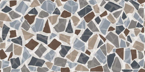 surface of terrazzo floor texture abstract background