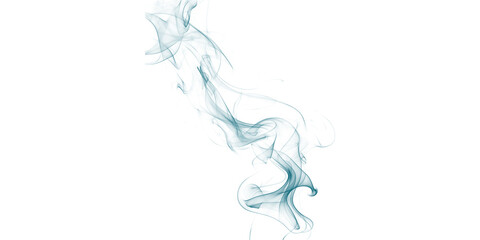 A mesmerizing stream of blue smoke swirling against a dark background