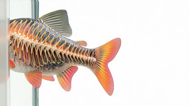 hand drawn illustration of a fish