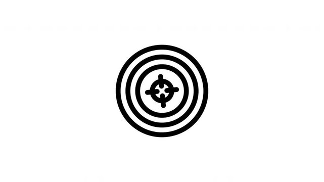 target animated icon