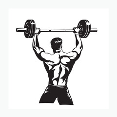 man lifting dumbbell
