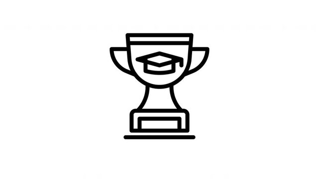 trophy animated icon