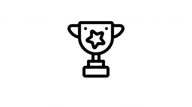 Trophy animated icon