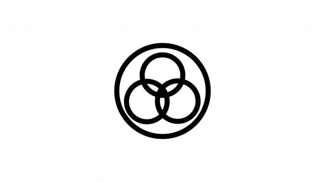 Venn diagram animated icon