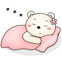 Cute polar bear cartoon