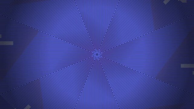 Blue Pixelated Background with Radial Pattern.