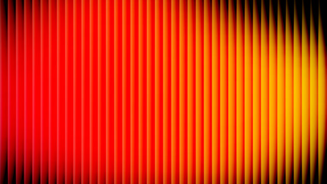Ripple glass gradient background. Abstract neon glass gradient background with iridescent holographic reflections and ribbed distortion. Frosted glassmorphism effect in red and orange colors. Vector