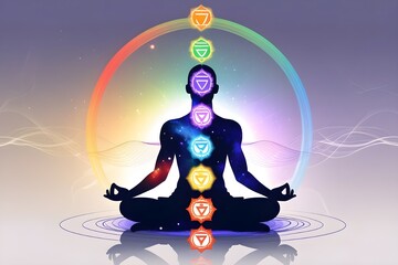 silhouette of yoga pose