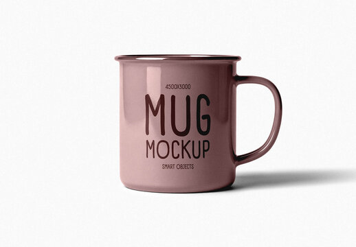 Isolated Ceramic Mug Mockup
