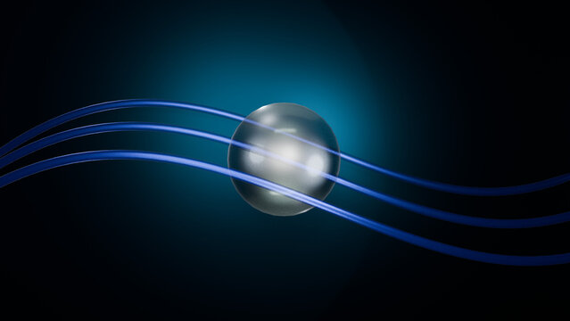Frutiger Aero Style Silver Ball Background 
