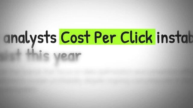 Cost per click focus for optimizing digital marketing strategies and enhancing conversion rates on a gradient background